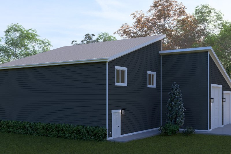 Architectural House Design - Exterior - Rear Elevation for Barndominium House Plan #1060-264 - 2 bed, 2.5 bath