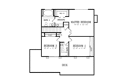 Adobe / Southwestern Style House Plan - 4 Beds 2.5 Baths 2049 Sq/Ft Plan #1-446 