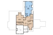 European Style House Plan - 4 Beds 3.5 Baths 3601 Sq/Ft Plan #923-186 