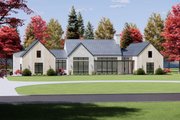 Modern Style House Plan - 4 Beds 4.5 Baths 3759 Sq/Ft Plan #1096-25 