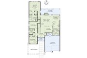 European Style House Plan - 3 Beds 2 Baths 1747 Sq/Ft Plan #17-123 