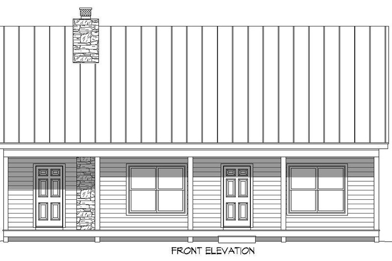 House Plan Design - Exterior - Front Elevation 5 for Country House Plan #932-1426 - 1 bed, 2 bath