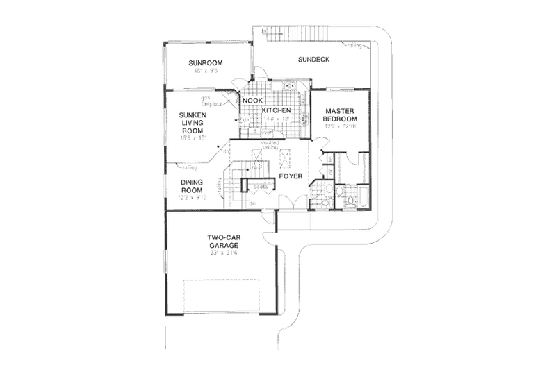 Dream House Plan - Floor Plan - Main Floor for Traditional House Plan #18-9054 - 3 bed, 2.5 bath