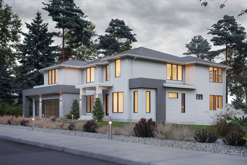 Dream House Plan - Exterior - Front Elevation 3 for Traditional House Plan #1066-286 - 6 bed, 5.5 bath