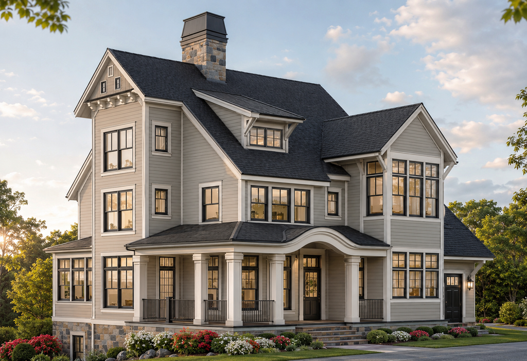 Exterior - Front Elevation 2 for Victorian House Plan #928-76 - 4 bed, 2.5 bath