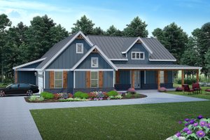 Farmhouse Exterior - Front Elevation Plan #932-1169