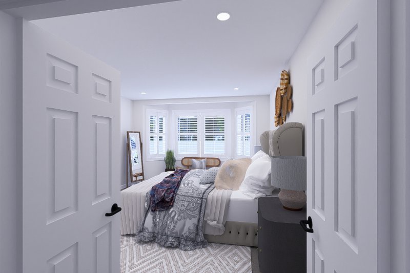 House Blueprint - Interior - Master Bedroom 3 for Craftsman House Plan #1060-356 - 3 bed, 2.5 bath
