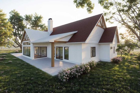 Exterior - Other Elevation 1 for Barndominium House Plan #1101-30 - 3 bed, 2.5 bath