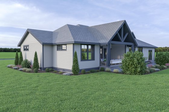 Exterior - Other Elevation 2 for Craftsman House Plan #1070-65 - 3 bed, 2.5 bath