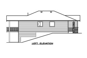 Exterior - Other Elevation 1 for Craftsman House Plan #1100-7 - 2 bed, 2 bath