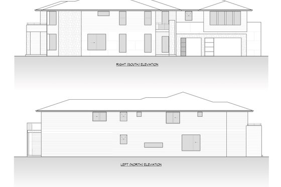 Exterior - Other Elevation 2 for Contemporary House Plan #1066-291 - 7 bed, 6.5 bath