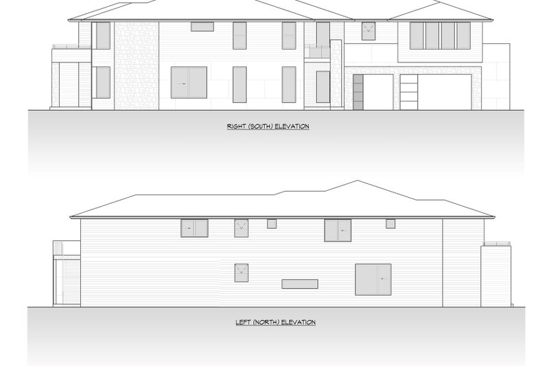 Dream House Plan - Exterior - Other Elevation 2 for Contemporary House Plan #1066-291 - 7 bed, 6.5 bath