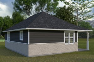 Exterior - Other Elevation for Craftsman House Plan #1060-341 - 2 bed, 1 bath