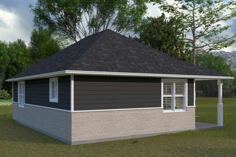 Architectural House Design - Exterior - Other Elevation for Craftsman House Plan #1060-341 - 2 bed, 1 bath