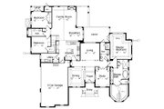 Traditional Style House Plan - 4 Beds 4 Baths 3098 Sq/Ft Plan #417-358 