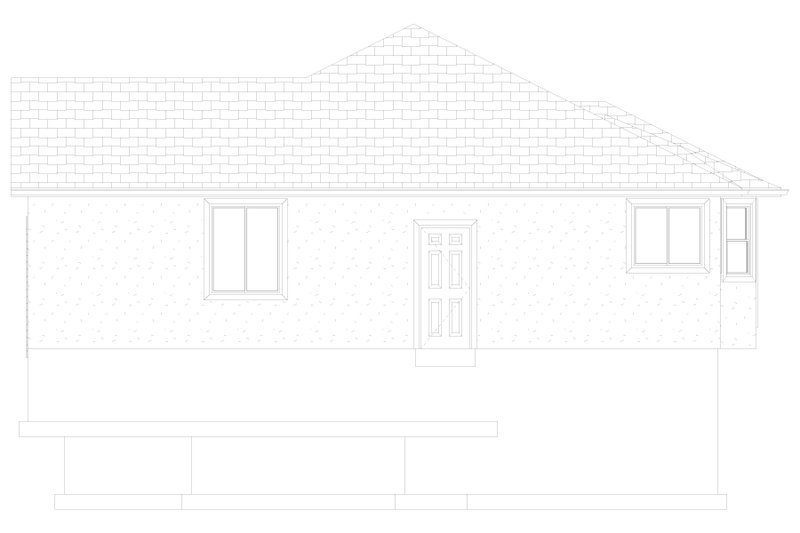 Architectural House Design - Exterior - Other Elevation 1 for Traditional House Plan #1060-429 - 3 bed, 2 bath