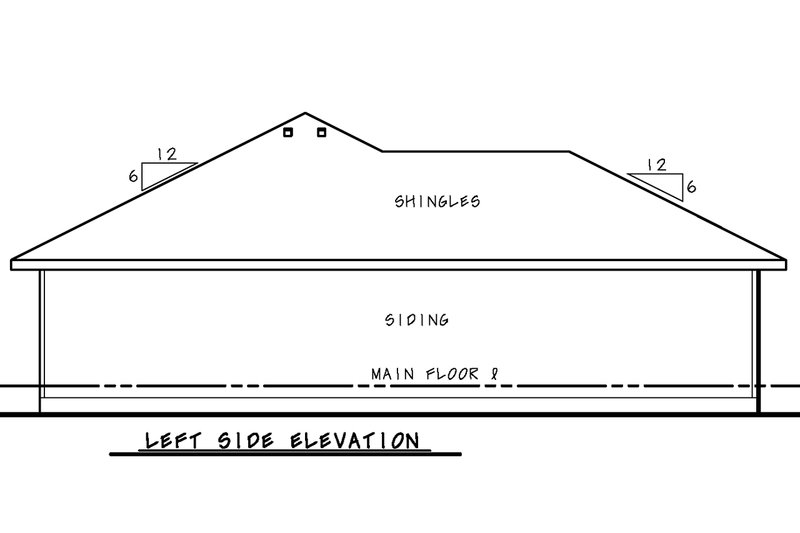 Dream House Plan - Exterior - Other Elevation for Traditional House Plan #20-2525 - 3 bed, 2 bath