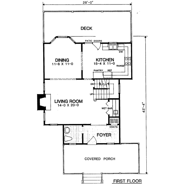 Victorian Floor Plan - Main Floor Plan #322-110