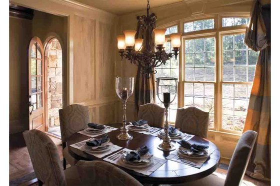 Interior - Dining Room for European House Plan #927-18 - 4 bed, 3 bath