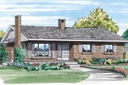 Ranch Style House Plan - 3 Beds 1 Baths 1054 Sq/Ft Plan #47-136 