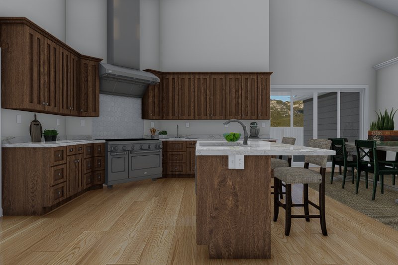 House Plan Design - Interior - Kitchen 1 for Craftsman House Plan #1060-70 - 5 bed, 2.5 bath