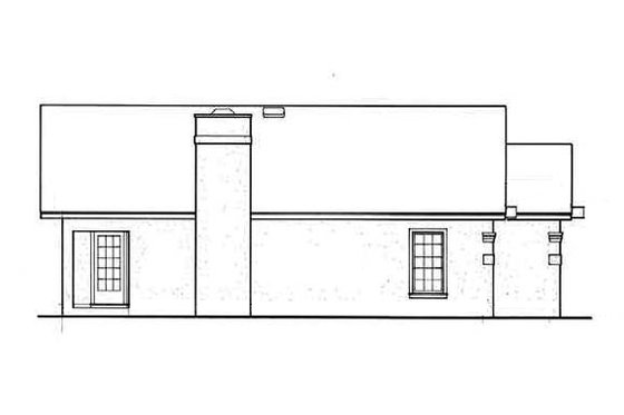 Exterior - Other Elevation 1 for European House Plan #45-221 - 2 bed, 2 bath