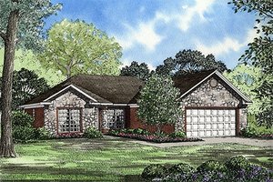 Traditional Exterior - Front Elevation Plan #17-132