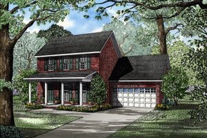 Traditional Exterior - Front Elevation Plan #17-264