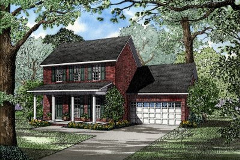 Home Plan - Traditional Exterior - Front Elevation Plan #17-264