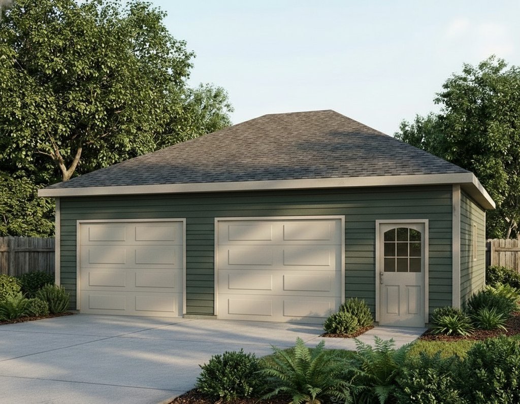 Exterior - Front Elevation 2 for Traditional House Plan #22-553, 0 bath