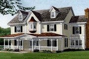 Southern Style House Plan - 4 Beds 3.5 Baths 3839 Sq/Ft Plan #410-110 