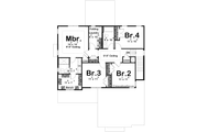 Farmhouse Style House Plan - 4 Beds 2.5 Baths 2250 Sq/Ft Plan #455-561 