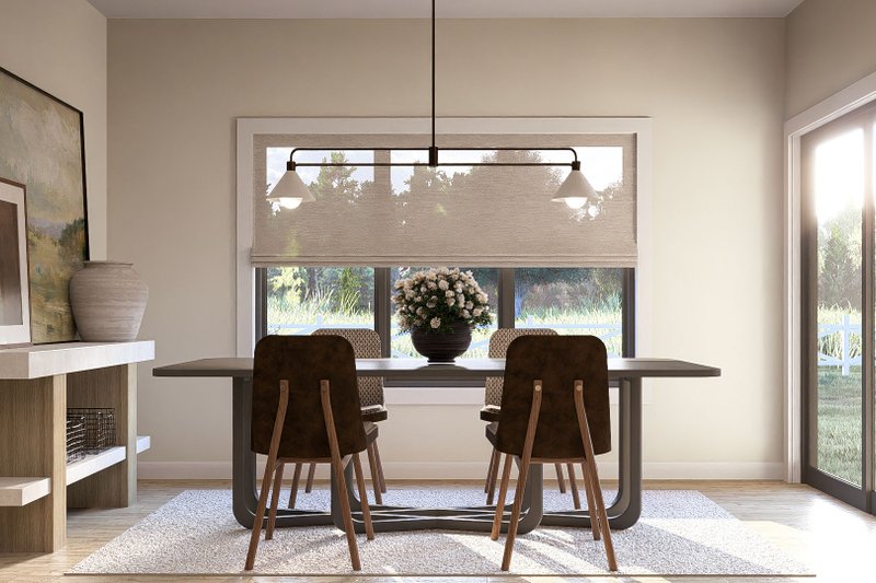 Home Plan - Interior - Dining Room for Farmhouse House Plan #455-222 - 3 bed, 2.5 bath