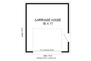 Floor Plan - Main Floor for Country House Plan #932-218, 0 bath