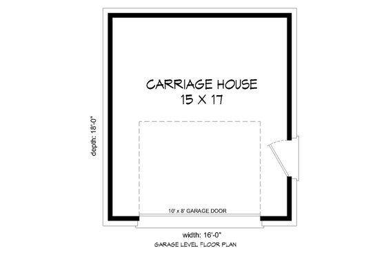 Floor Plan - Main Floor for Country House Plan #932-218, 0 bath
