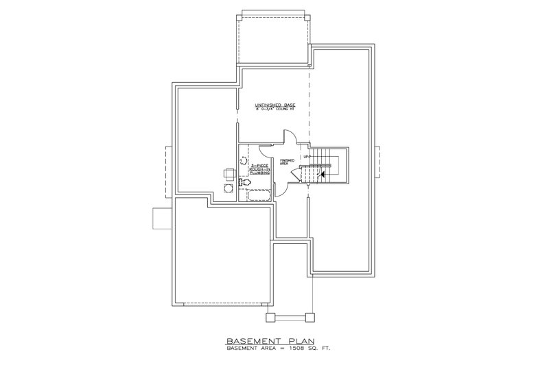 Dream House Plan - Floor Plan - Lower Floor for Contemporary House Plan #1100-103 - 4 bed, 3 bath