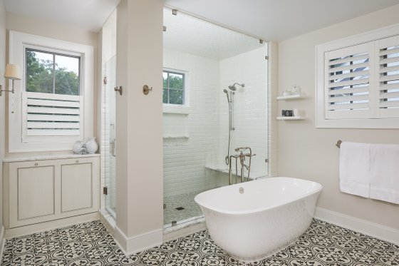 Interior - Master Bathroom 1 for European House Plan #928-384 - 4 bed, 3.5 bath