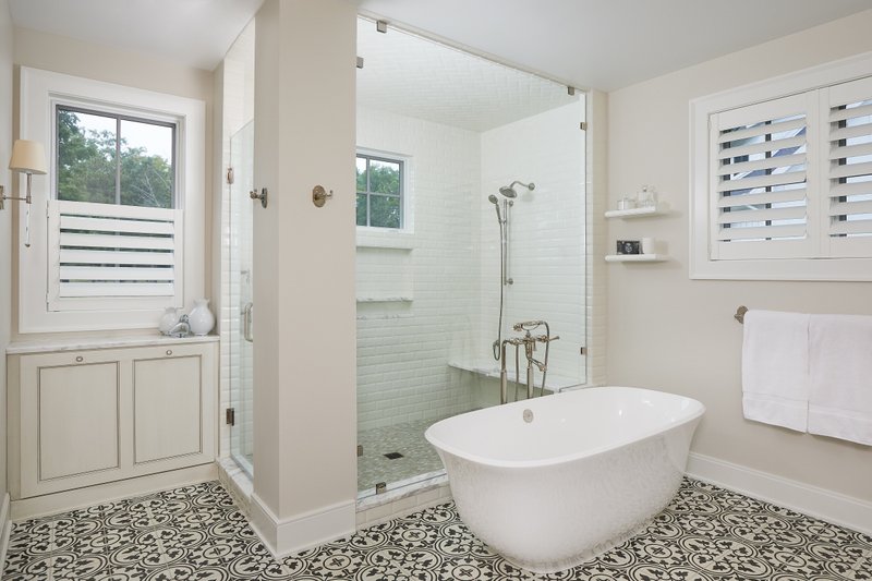 Architectural House Design - Interior - Master Bathroom 1 for European House Plan #928-384 - 4 bed, 3.5 bath