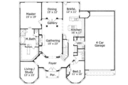 Traditional Style House Plan - 6 Beds 4 Baths 3918 Sq/Ft Plan #411-188 