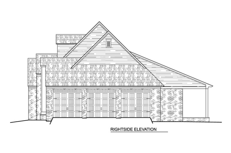 House Blueprint - Exterior - Other Elevation 1 for Traditional House Plan #1081-39 - 4 bed, 3 bath