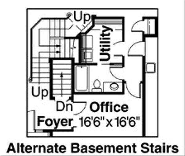 House Blueprint - Traditional Floor Plan - Other Floor Plan #124-541
