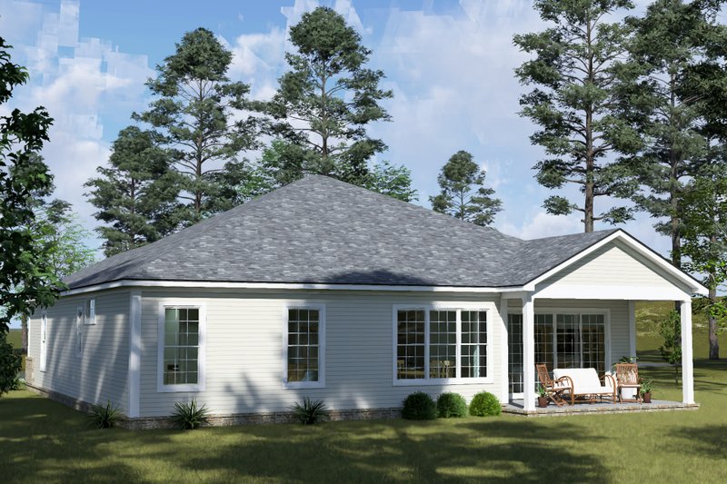 Home Plan - Exterior - Other Elevation 3 for Cottage House Plan #513-2422 - 4 bed, 2.5 bath
