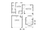 Craftsman Style House Plan - 4 Beds 2.5 Baths 1866 Sq/Ft Plan #48-609 