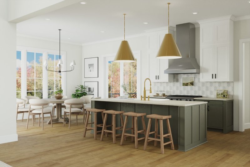 Dream House Plan - Interior - Kitchen for Traditional House Plan #461-109 - 4 bed, 4.5 bath