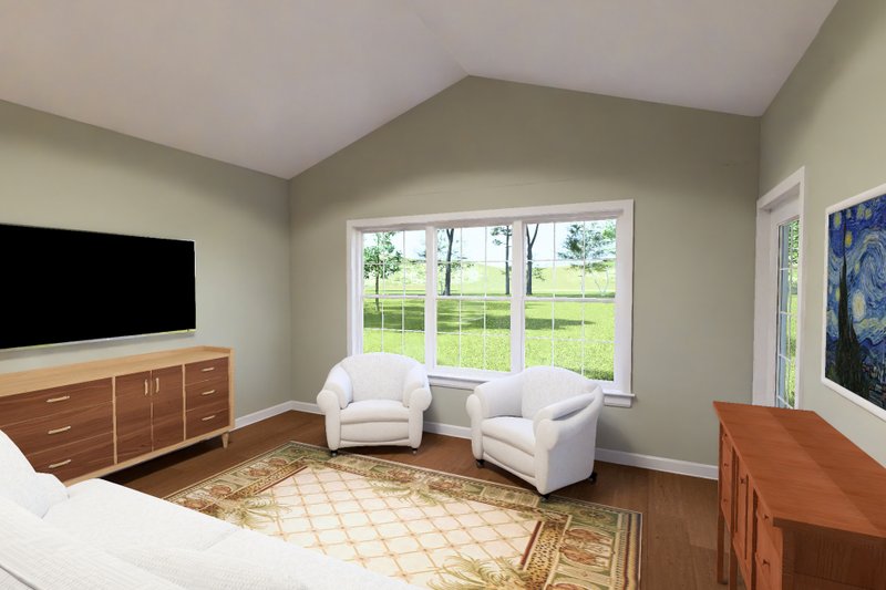 House Blueprint - Interior - Family Room for Cottage House Plan #513-2438 - 3 bed, 2 bath