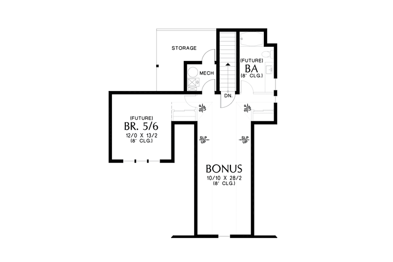 Architectural House Design - Floor Plan - Other Floor for Farmhouse House Plan #48-1096 - 5 bed, 3.5 bath