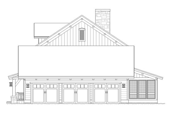 Exterior - Other Elevation 1 for Craftsman House Plan #901-76 - 3 bed, 2.5 bath