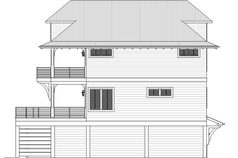 Home Plan - Exterior - Other Elevation for Beach House Plan #901-162 - 3 bed, 4.5 bath