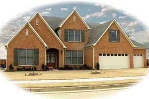 European Exterior - Front Elevation Plan #81-584