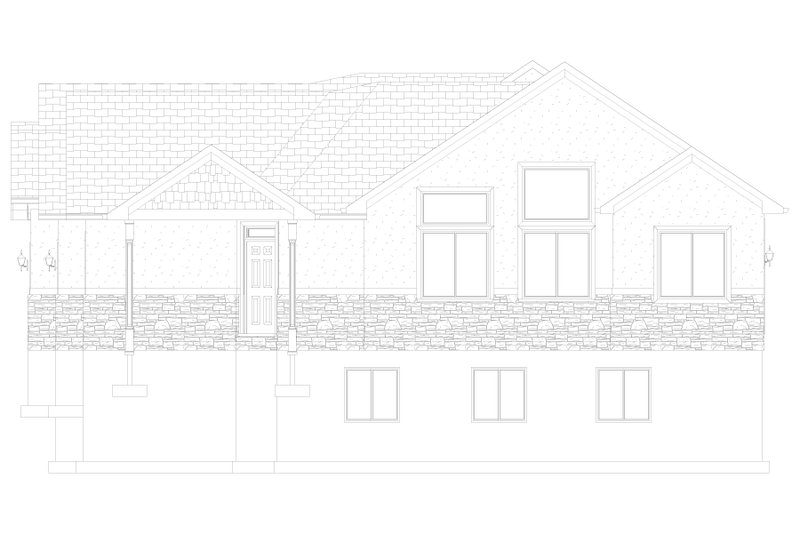 Home Plan - Exterior - Other Elevation for Craftsman House Plan #1060-312 - 4 bed, 3 bath